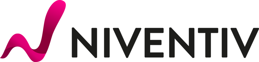 Logotyper, logo för Niventiv, Naula Design grafisk formgivare