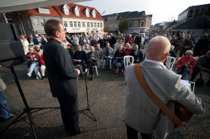 EU-møde på Storetorv i Thisted