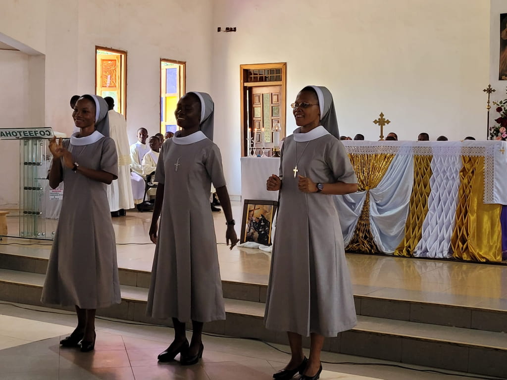 FIRST VOWS IN GHANA