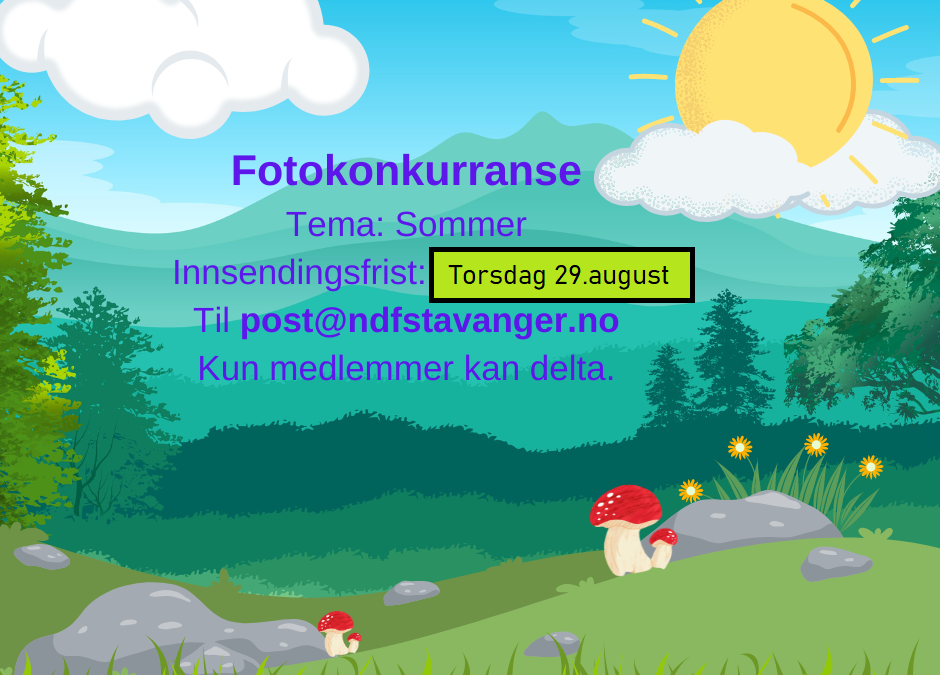 Fotokonkurranse! (endring av frist for innlevering)