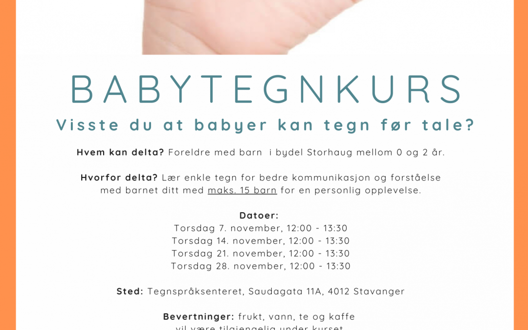 Velkommen til GRATIS babytegnkurs i november! 🌟