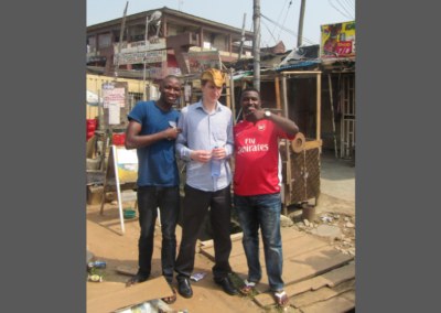 Willem-Th Arendsen at the streets of Lagos, Nigeria