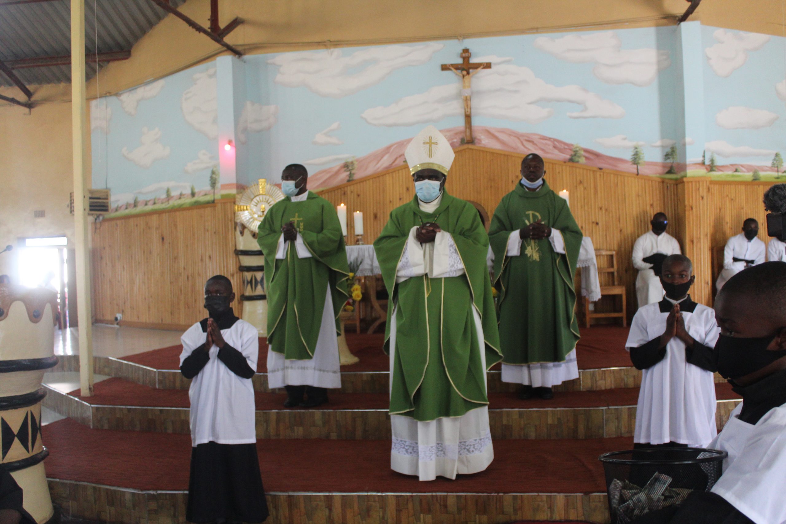 Bishop Edwin Mulandu celebrates 1st Anniversary at home Parish.