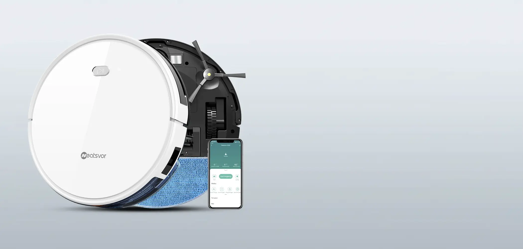 Neatsvor X500 Robotdammsugare Vit