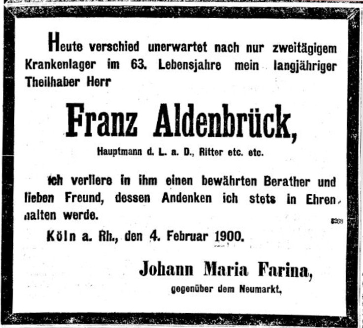 Het eerlijk plagiaat van Aldenbrück, h.o.n. J.M. Farina