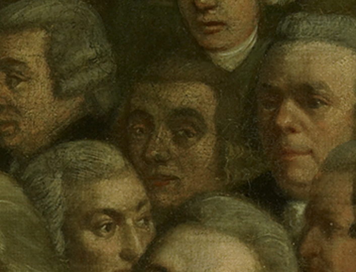 Jan Baptista van Aerde (ca 1738 – 1812), katholieke immigrant en kunstschilder met een ‘Nieuwmodische Kamer-Behangsels’ en tekenspullen winkel in de Kalverstraat, Amsterdam.