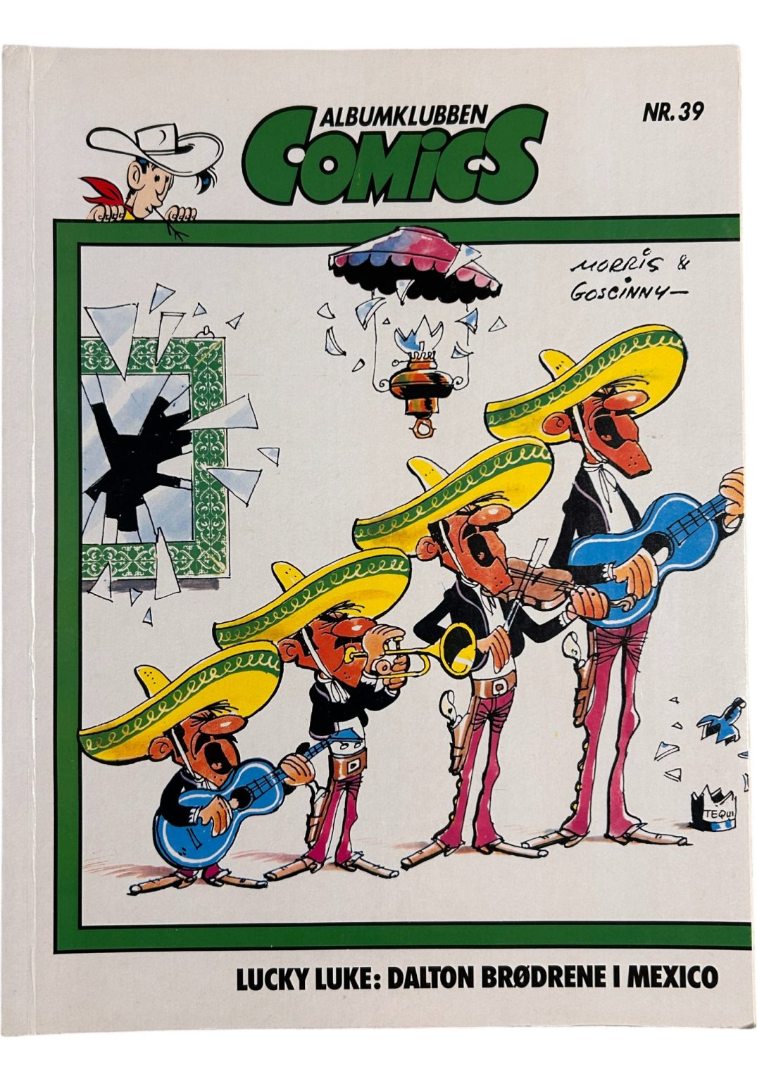 Albumklubben Comics 39 - Lucky Luke: Dalton brødrene i Mexico | NEMOS ...