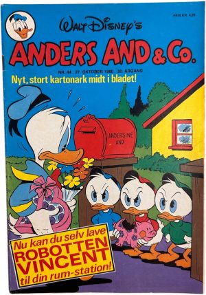 Anders And & Co. 1980 nummer 44 med indlæg