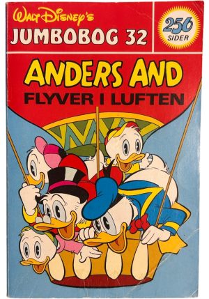 Jumbobog nummer 32 - Anders And flyver i luften