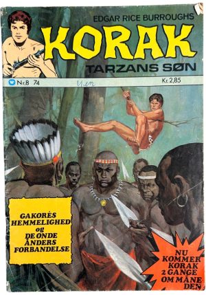 Korak Tarzans søn 1974 nummer 8