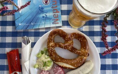 Mit 88 Helferschichten stemmten die Schwimmer ihren Stand auf der Leimener Weinkerwe