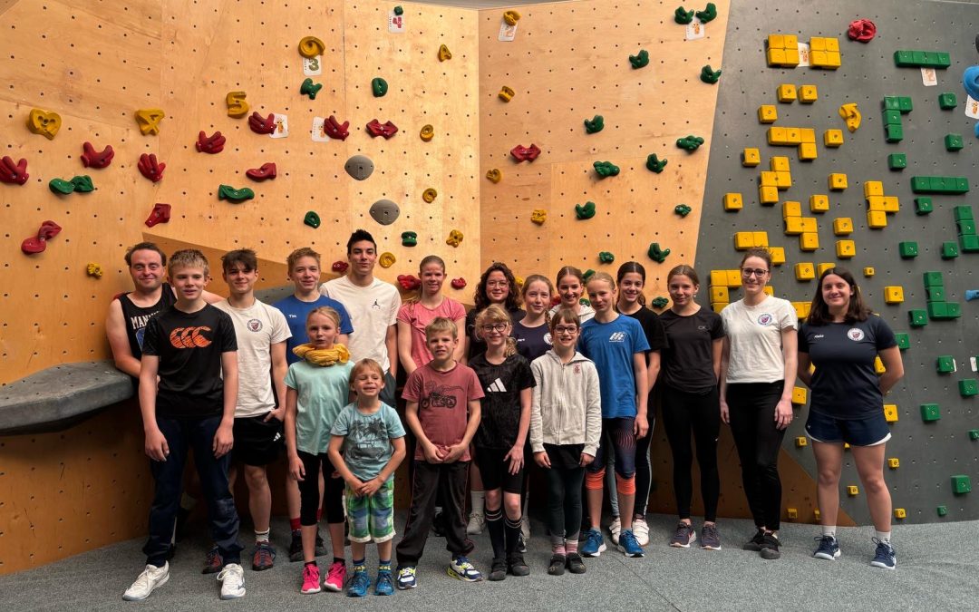 Ausflug in die Boulderhalle
