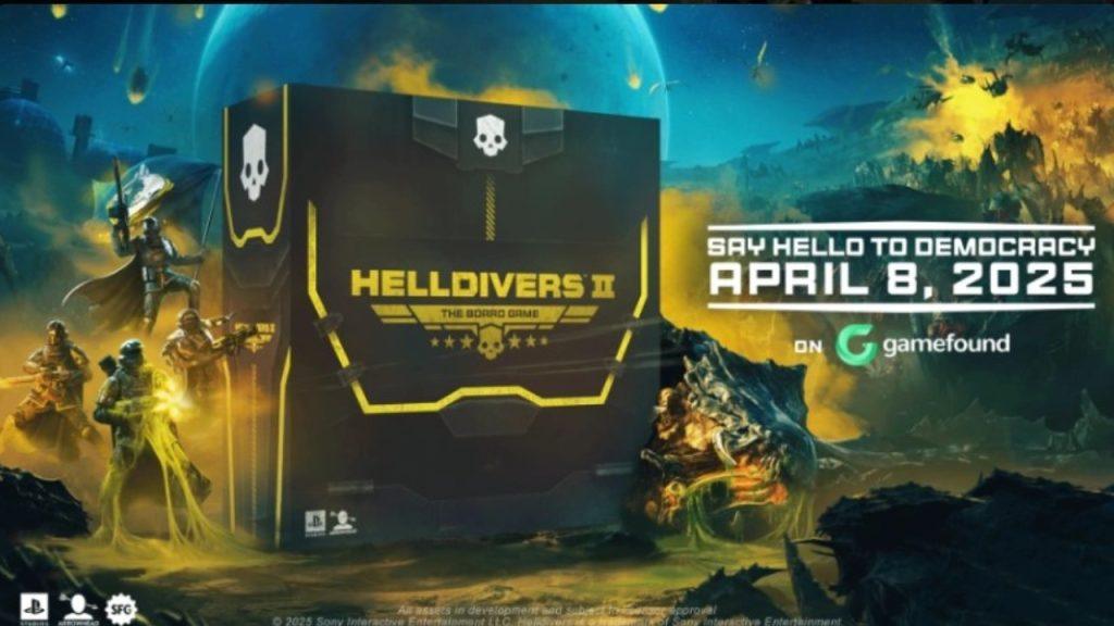 Helldivers 2 Board Game Key Art