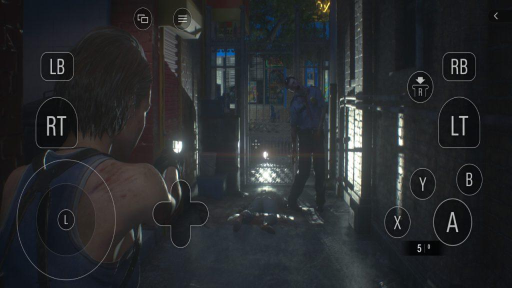 Resident Evil 3 Remake iOS Touch Controls