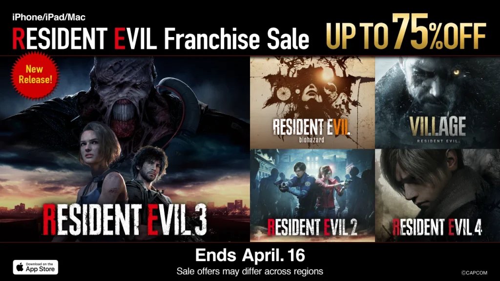 Resident Evil iOS Sale April 2025