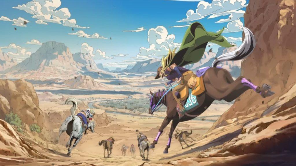 JoJo's Bizarre Adventure Steel Ball Run Announcement Trailer Horse Racing