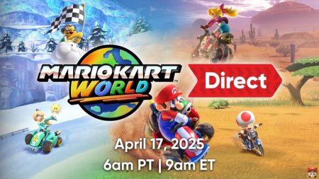 Mario Kart World Direct Announcement
