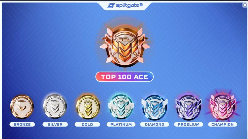 Splitgate 2 Ranks
