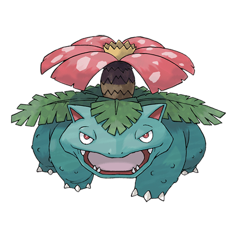 Pokemon Venusaur Official Artwork
