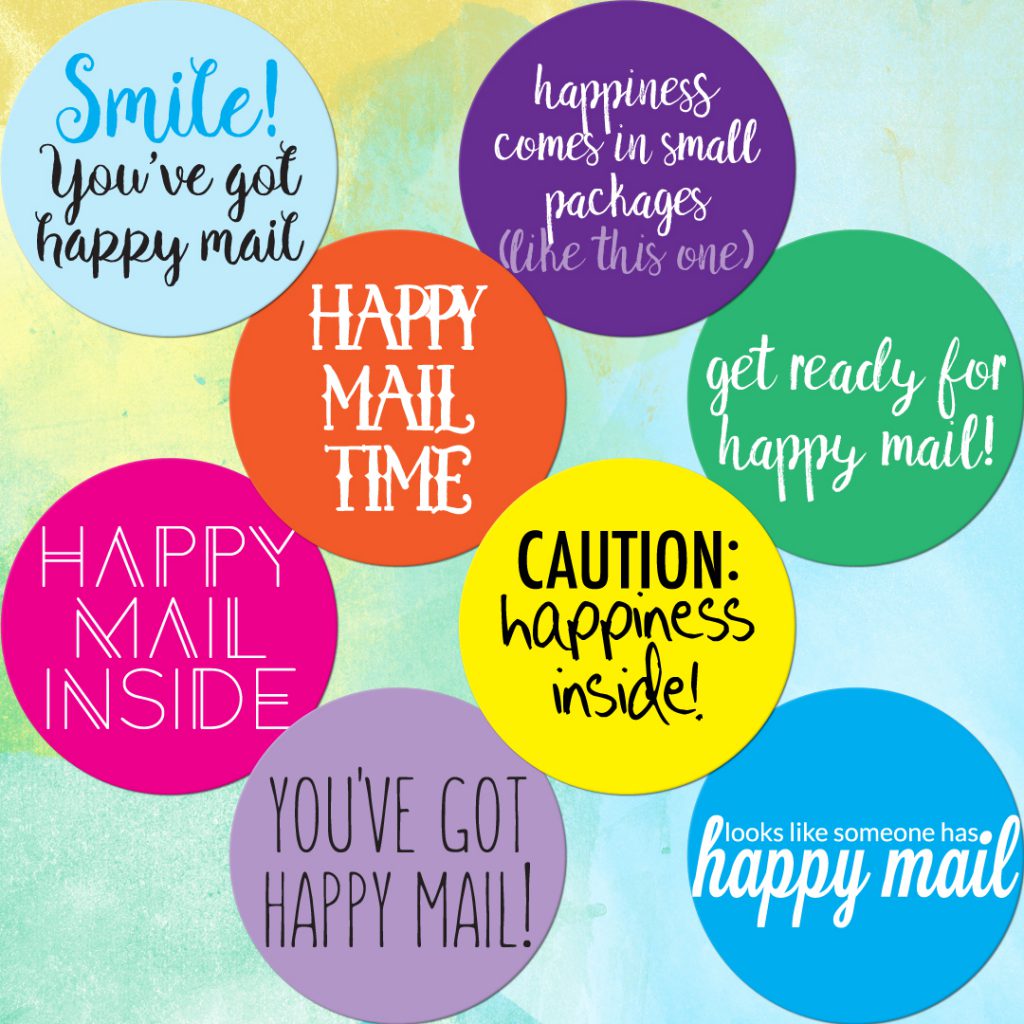 Happy Mail Sticker Assortment – nerdfelt