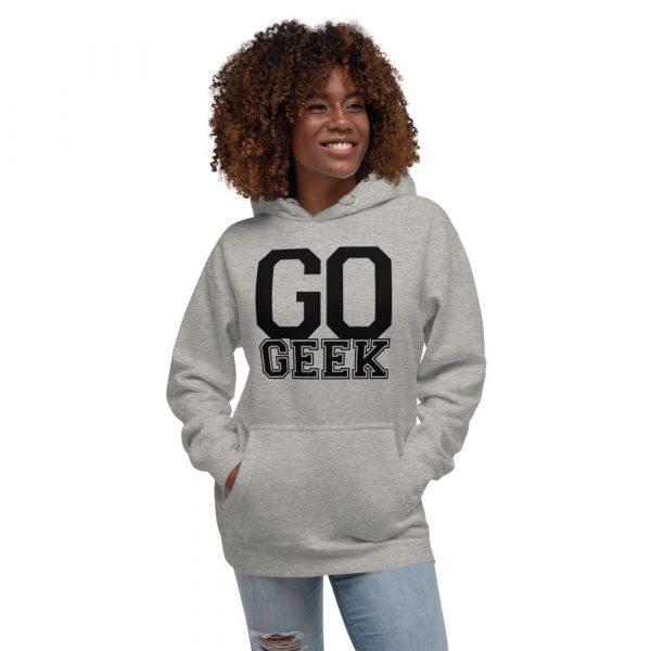 Go Geek Unisex Hoodie (Black) - Image 6