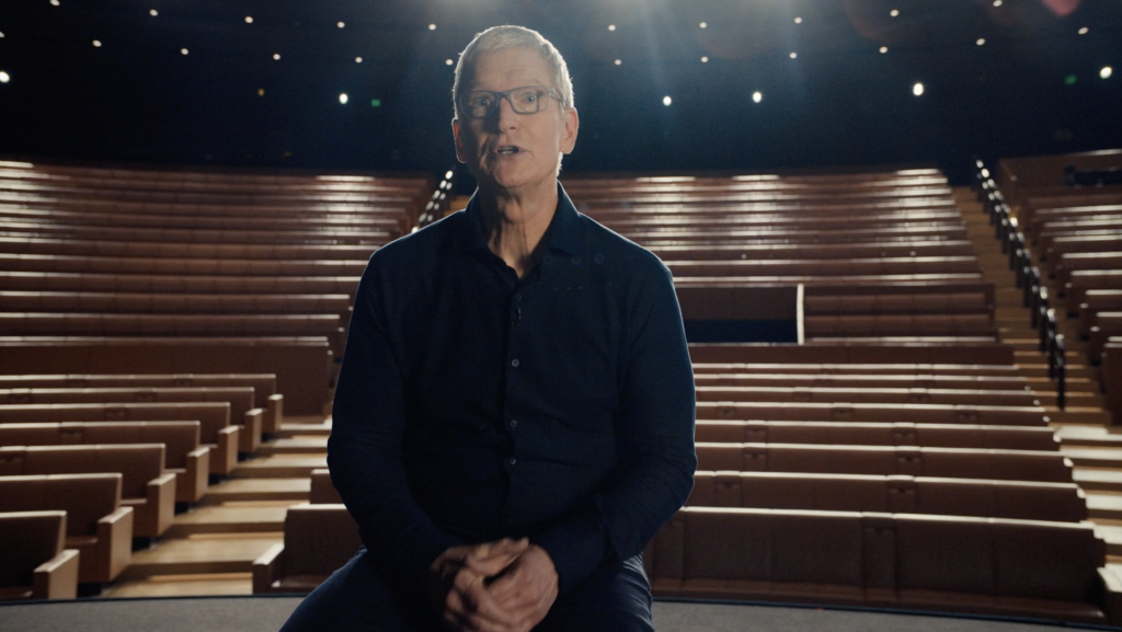 WWDC 2020 Tim Cook im leeren Steve Jobs Theater