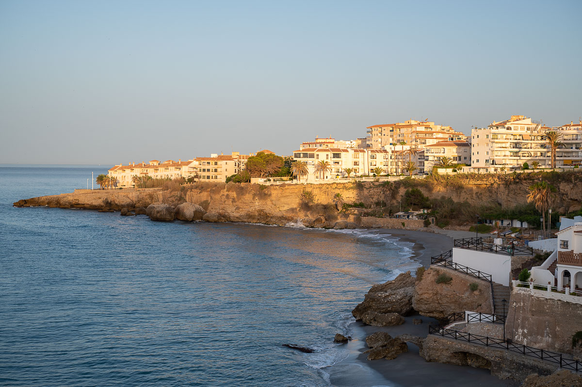 view to El Salon beach, Nerja