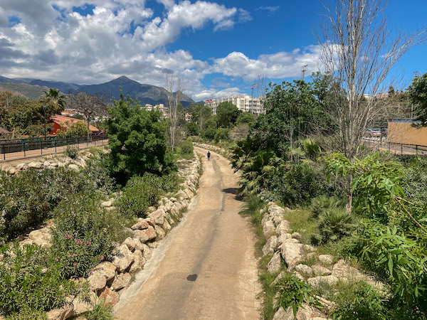 dry rio Chillar, Nerja