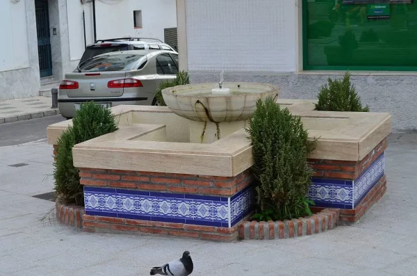 Plaza de la Ermita, fountain, Nerja