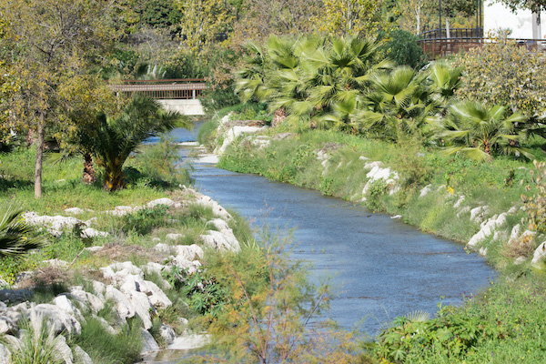 rio Chillar, Nerja, with water