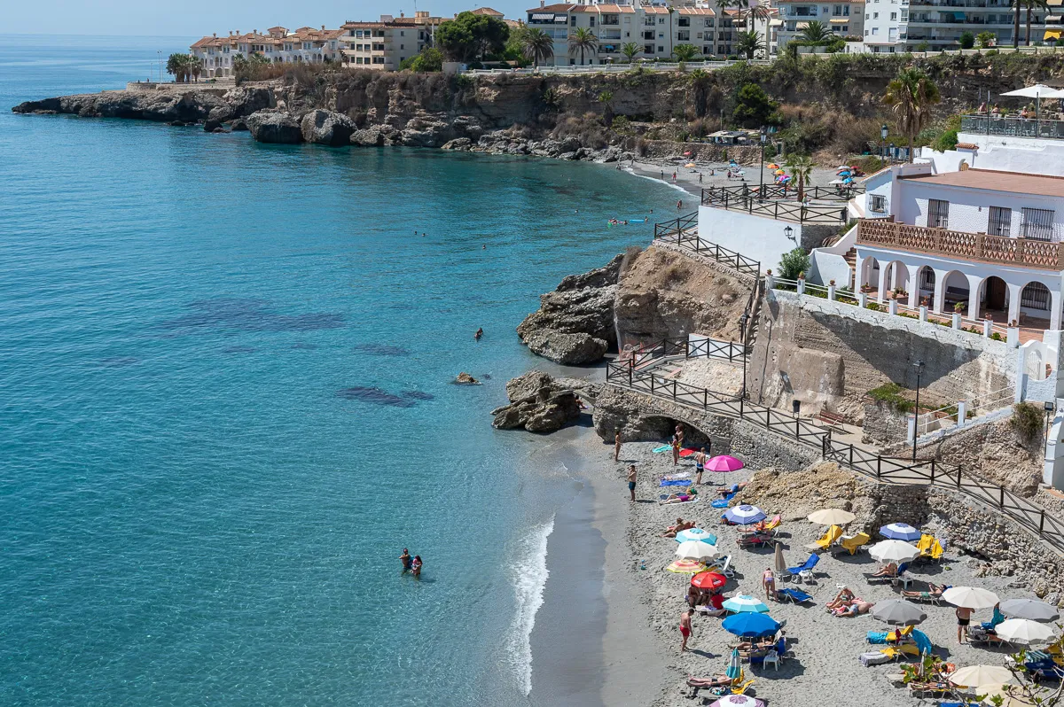 La Caletilla and El Salon beaches, Nerja