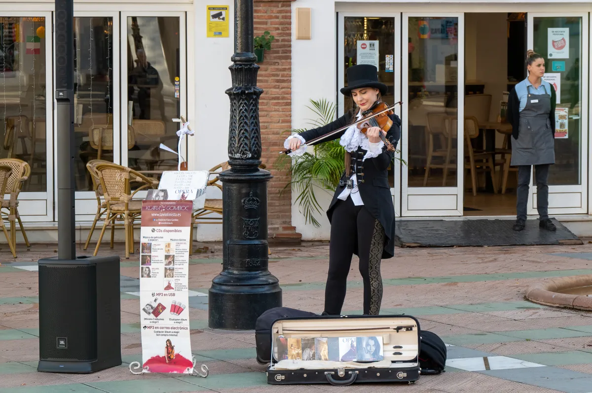 violinist, Nerja