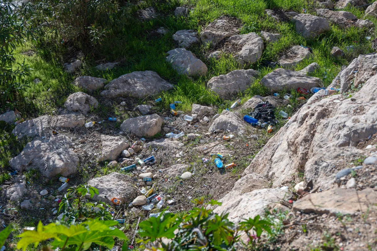 riverside rubbish, Nerja