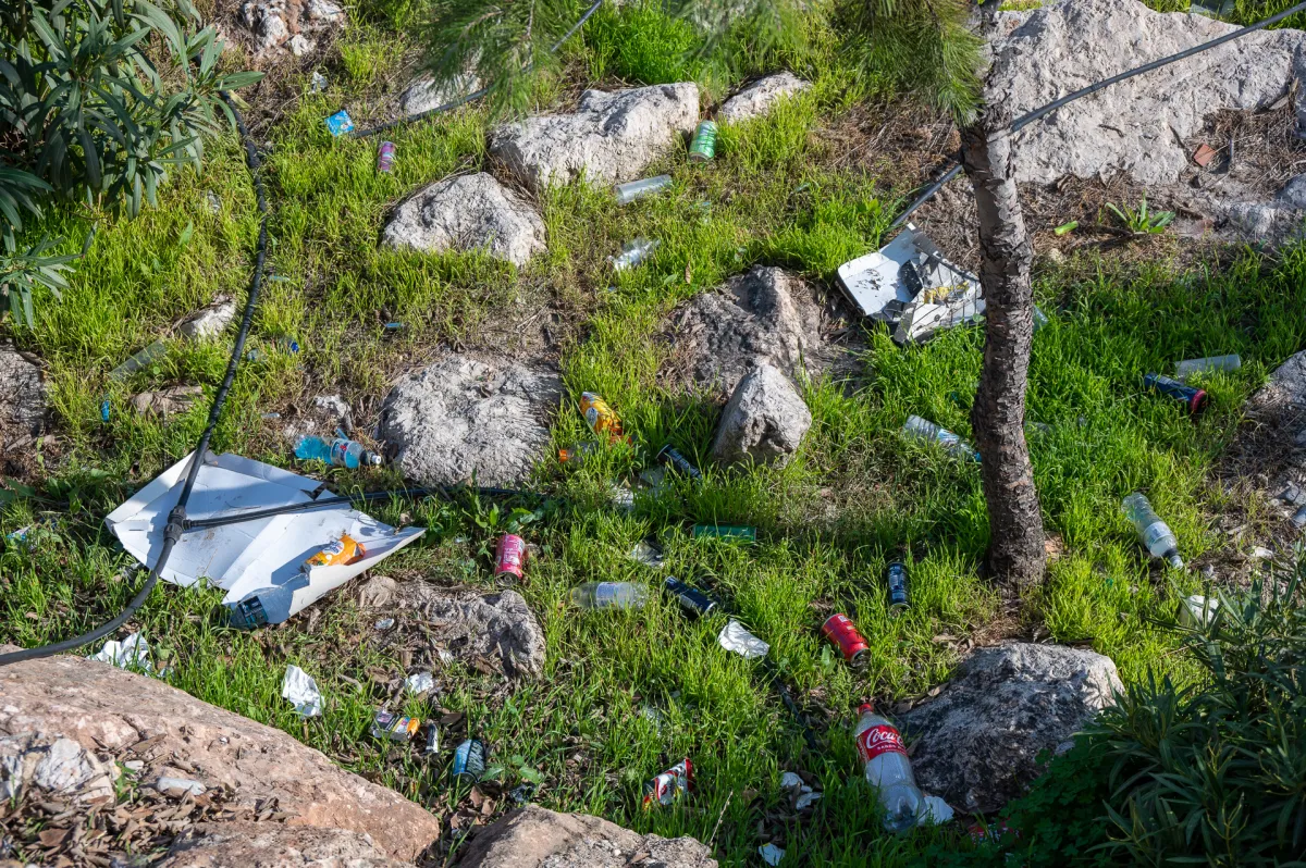 rio Chillar rubbish, Nerja