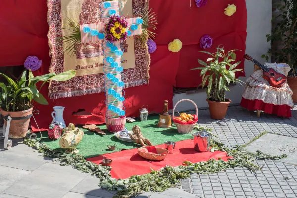 Day of the Cross celebrations in Nerja, Spain