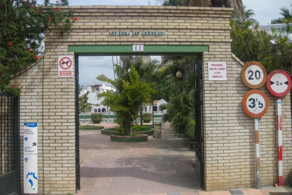 Parque Botánico El Majuelo entrance