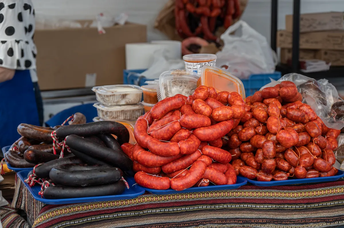 chorizo sausages, Nerja