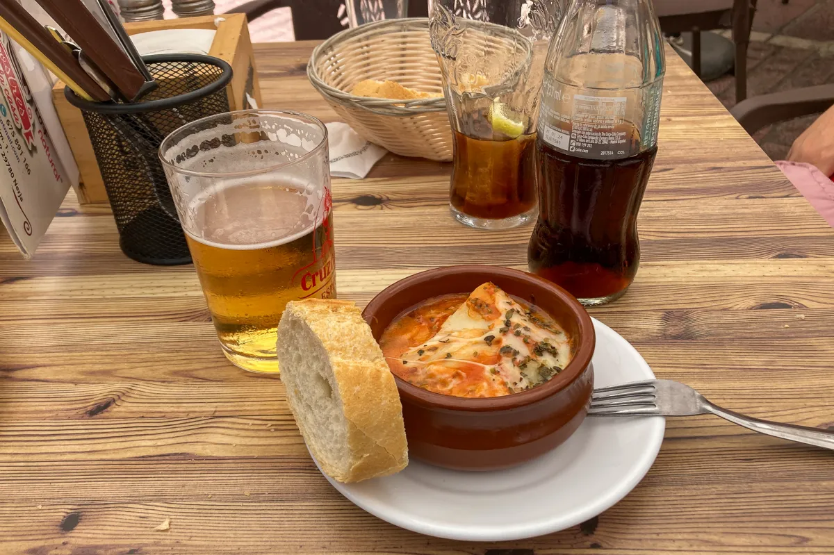 Lasagne, Bar Turry, Nerja