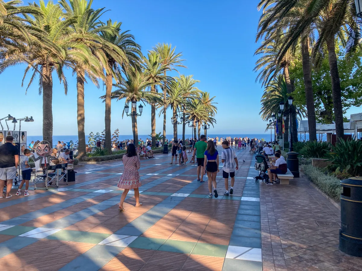 Nerja, evening in August