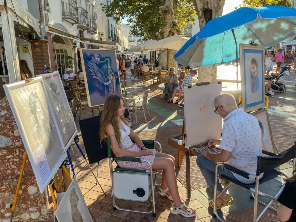 Portrait time, Nerja, 1