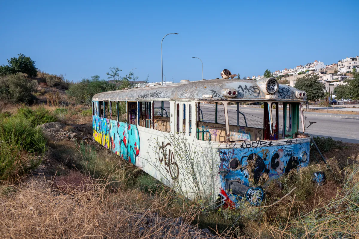 old raILWy carriage, Torre de Benagalbón