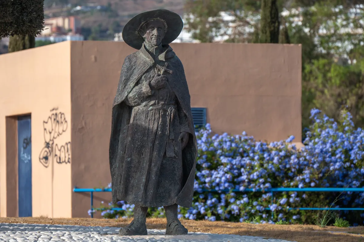 San Vicente de Paúl sculpture in Torre de Benagalbon