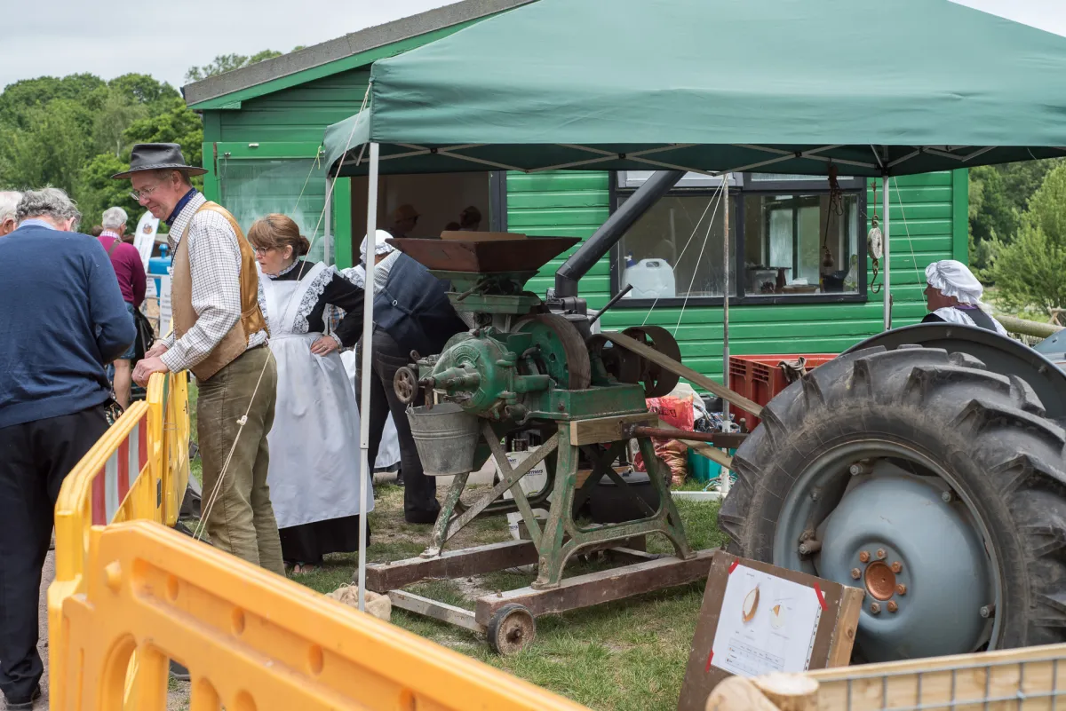 Steam engine, Longdown Farm, 1