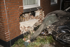 Bil kørt ind i hus - Bekkasinvej Grindsted 23. maj 2018