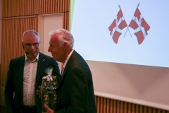 Formanden for BEGV Allan Munk Nielsen takker Henrik Dam Kristensen for det fine indlæg - Foto: Privatfoto