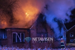 Hus brænder Grindstedvej SdrOmme - 9. aprilr 2019