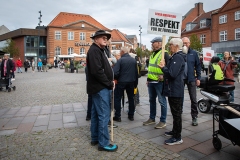 Demonstration mod lukning af mødestedet - Grindsted 2. oktober 2023