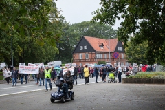 Demonstration mod lukning af mødestedet - Grindsted 2. oktober 2023