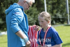 Anden bøber i mål på 2 km ruten: Ida Rasmulssen der løb turen på 13:06 - Foto: René Lind Gammelmark