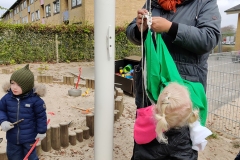 Privatfoto - Det grønne flag hejses